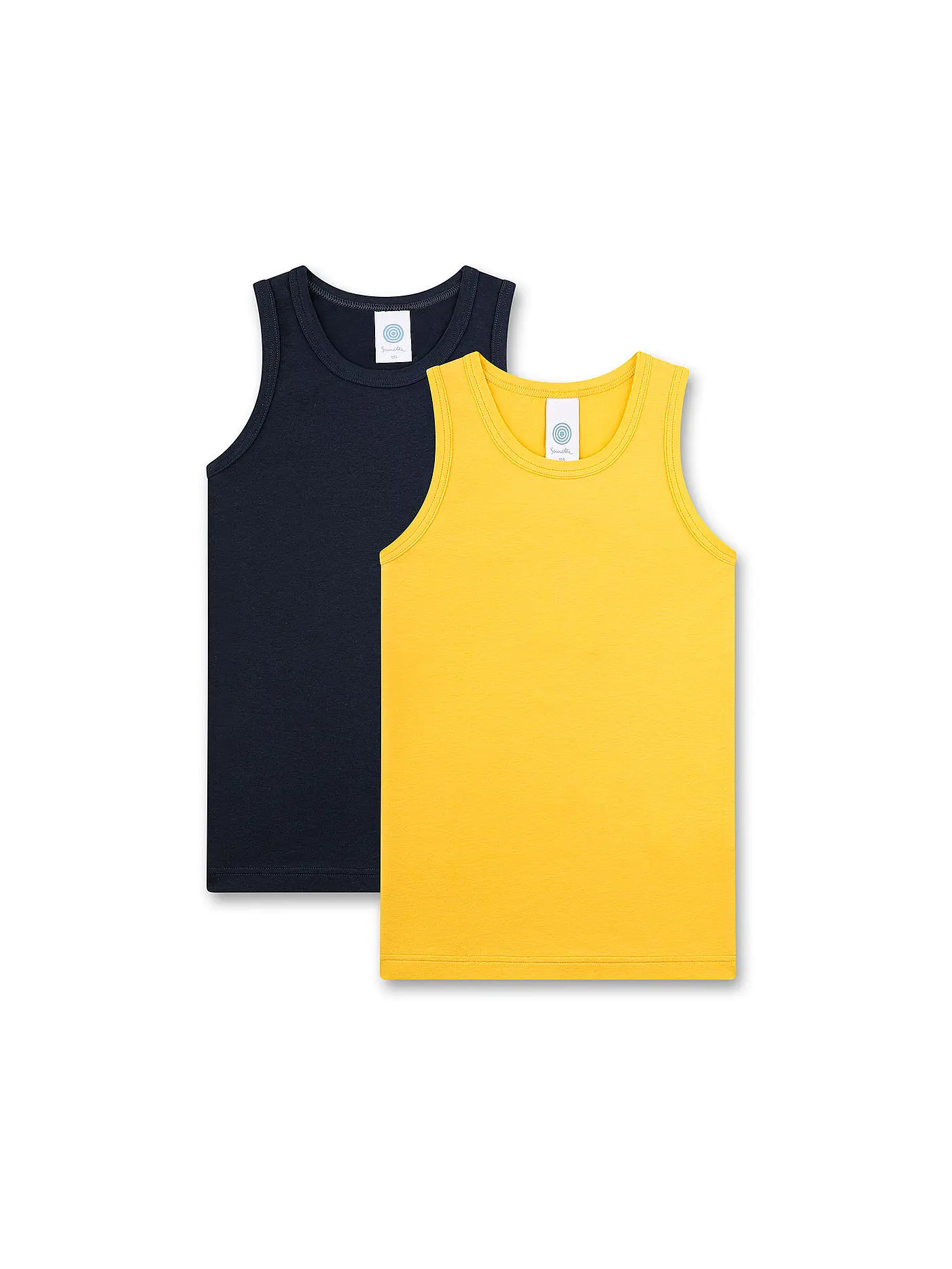 SANETTA | Jungen Top 2er Pkg. golden yel | 